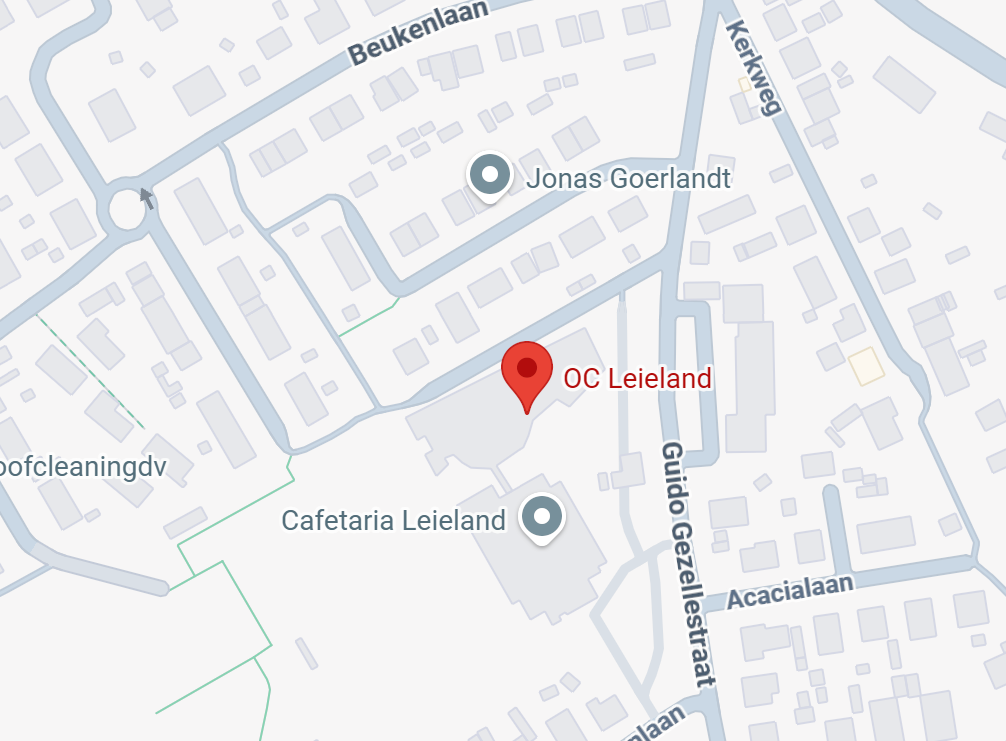 Kaart van adres locatie Ooigem